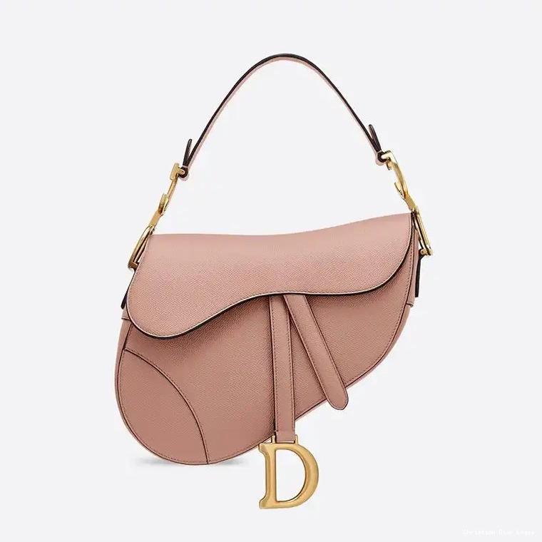 Dior Bag Apricot Calfskin Saddle Grained 0610 Luxury